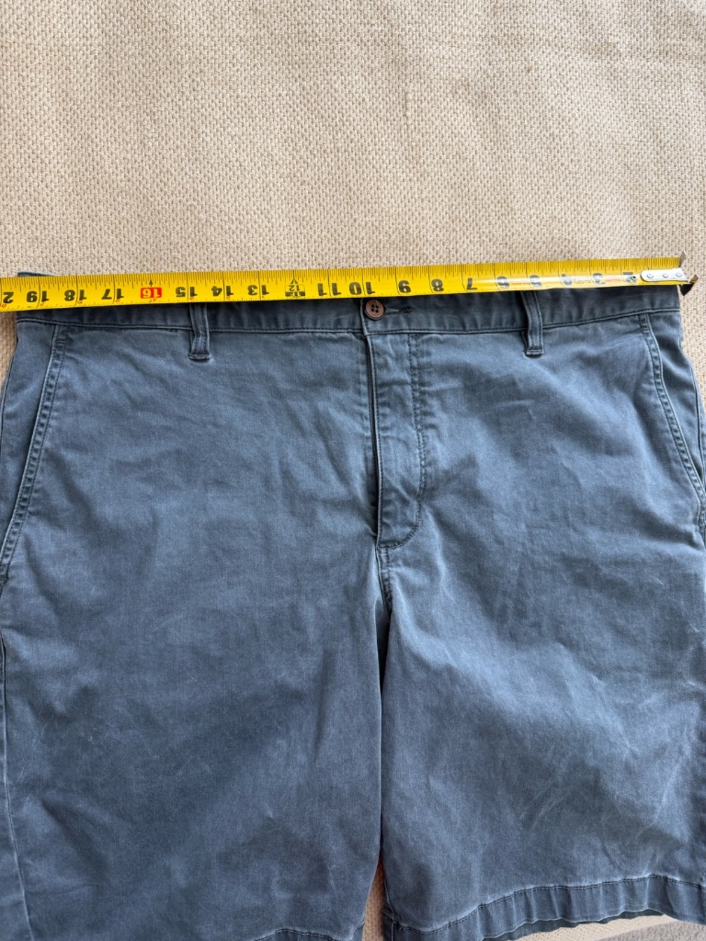 Tommy Bahama Boracay Shorts Mens 38 Grey Cotton Tencel Blend Flat Front 10" Inse - Picture 6 of 11